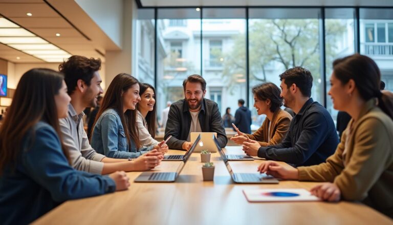 découvrez pourquoi l'expérience client unique des apple store est un modèle à suivre pour les entreprises. apprenez les stratégies innovantes qui rendent cette expérience mémorable et comment elles peuvent transformer la satisfaction et la fidélité des clients dans votre propre commerce.