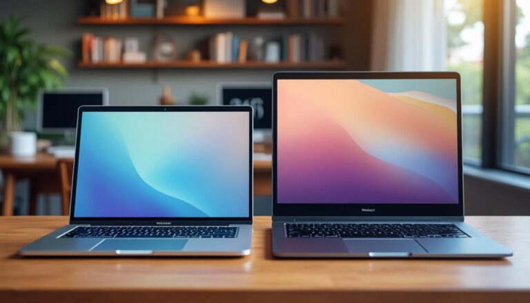 découvrez notre comparatif détaillé entre le macbook air et les pc ultrabooks sous windows : performances, design, autonomie, prix… comparez pour choisir l’ordinateur portable idéal selon vos besoins.