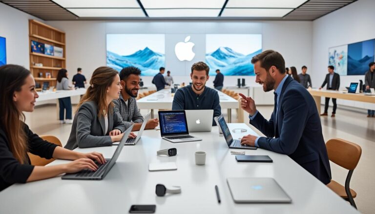 découvrez comment l'apple store aide les professionnels et entreprises à optimiser leur productivité grâce à des solutions sur mesure, un service client dédié et des outils innovants. profitez d'offres exclusives et d'un accompagnement personnalisé pour propulser votre activité.