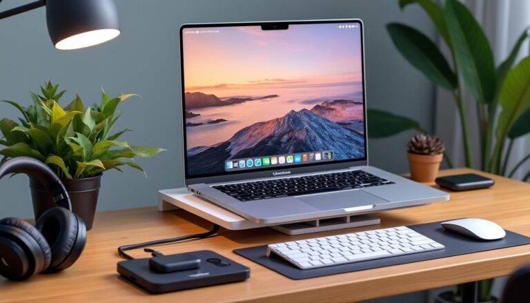 découvrez les accessoires indispensables pour optimiser l'utilisation de votre macbook air : housses de protection, hub usb-c, support ergonomique, souris sans fil et bien plus. guide pour faire les meilleurs choix et améliorer votre expérience macbook air.