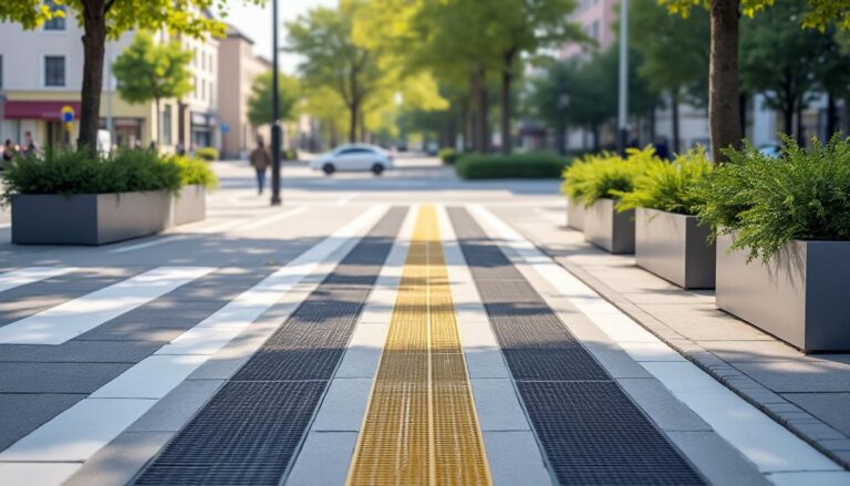 découvrez comment poser des bandes de guidage pmr pour améliorer l'accessibilité des cheminements, en optimisant les contrastes visuels afin de faciliter le déplacement des personnes à mobilité réduite.
