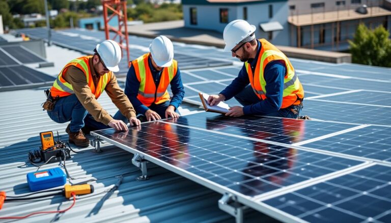 découvrez les étapes clés pour l'installation de panneaux solaires, assurez la conformité de votre chantier et maîtrisez le raccordement au réseau électrique avec un installateur professionnel.
