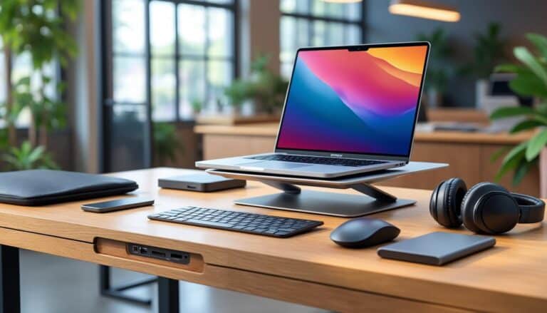 découvrez les accessoires indispensables pour optimiser l'utilisation de votre macbook pro, alliant praticité et performance.