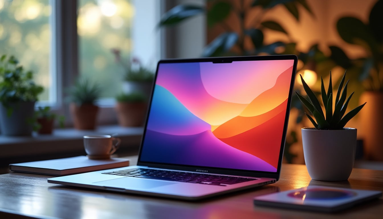 découvrez comment le capteur de luminosité ambiante ajuste automatiquement la colorimétrie de l'écran de votre mac pour une expérience visuelle optimale en fonction de l'éclairage de votre environnement.