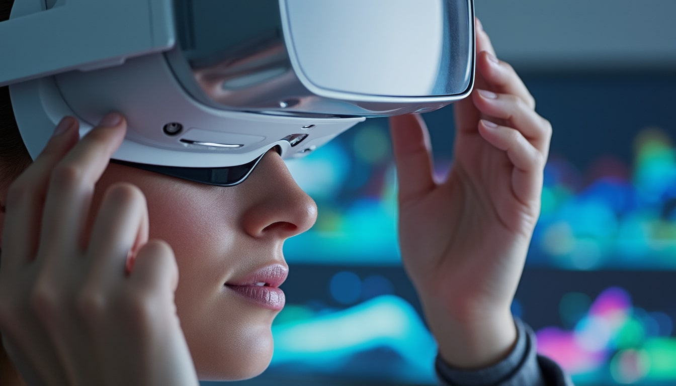 des inserts optiques magnétiques permettent aux utilisateurs myopes de voir clairement avec le visiocasque développé par apple.